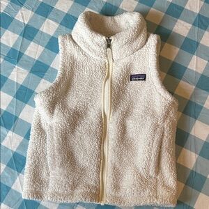 Patagonia Kids Cream Fleece Vest